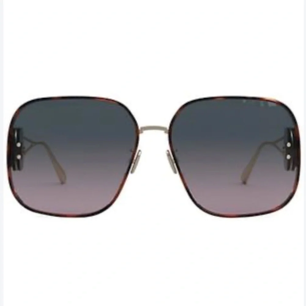🕶️ Christian Dior Diorbobby Square Metal-Acetate Sunglasses - Picture 4 of 9